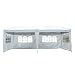 Produktbild Outsunny 3x6m Pavillon Faltpavillon Faltzelt Partyzelt Gartenzelt inkl.4 Seitenteile Weiß