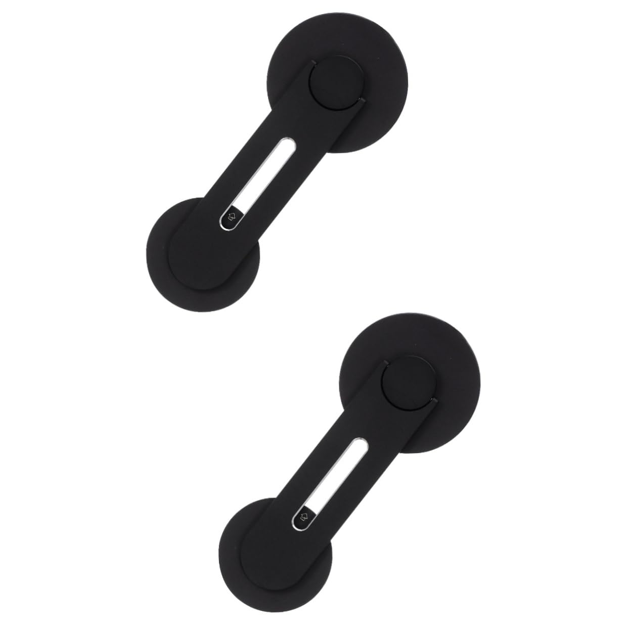 Mikikit 2stücke Magnetischer Telefonhalter Für Laptop Einstellbare Handyhalterung Für Monitor Praktische Montage Für Auto Flexibel Und Stabil Für Verschiedene Anwendungen
