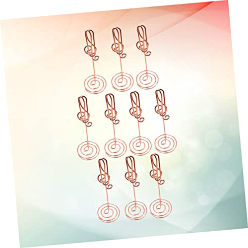 Tofficu Envelope 10 peças em forma de nota clipes criativos para decoração de casamento suporte de f