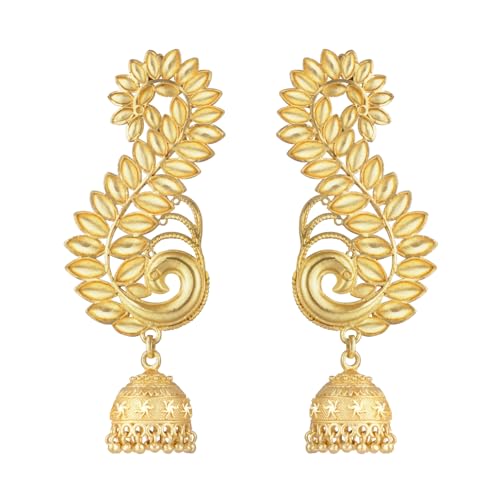 Image of JFL - Jewellery for Less Gold Plated Copper Earrings For Women
