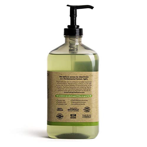 The Right to Shower Sulfate Free Body Wash, Hope, Aloe Vera + Dewy Moss, 16 Fl Oz - Image 3