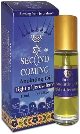 Ein Gedi - Israel Original Second Coming Anointing Oil - 0.34 Fl.Oz (10ml) (Light of Jerusalem)