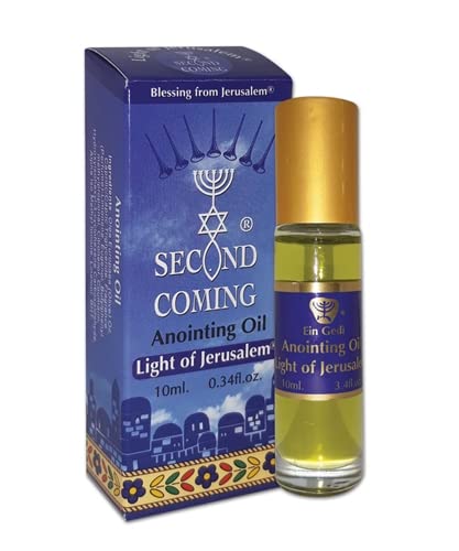 Ein Gedi - Israel Original Second Coming Anointing Oil - 0.34 Fl.Oz (10ml) (Light of Jerusalem)