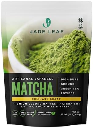 Jade Leaf Matcha Powder, Culinary Grade, 454g / 16oz