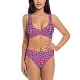 Selección precisa de tallas: se ofrece en tallas S-XXL, este traje de baño de dos piezas incluye una tabla de tallas para un ajuste preciso. Ten en cuenta que las medidas pueden variar entre 2 y 4 cm. El conjunto está diseñado para mujeres adultas, proporcionando una opción cómoda y elegante para varias formas de cuerpo