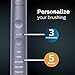 Philips Sonicare DiamondClean Smart 9500 Rechargeable Electric Power Toothbrush, Grey, HX9924/41