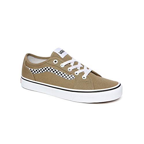 Vans Vans Women's Filmore Decon Sneaker, (Checker Stripe) kelp/White, 5.5 UK