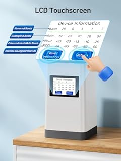 Amplificatore Segnale Cellulare 4G/3G/GSM con Antenna Integrata - Supporto Reti LTE e Band 1/3/7/8/20 | Ripetitore GSM Potente per Migliorare la Copertura | Compatibile con Reti 5G