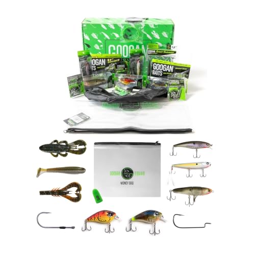 GOOGAN Squad Monster Crate - Ultimate Bass Fishing Lure Kit & Tackle Box