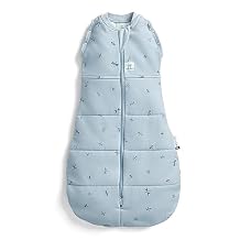 ergoPouch Cocoon Swaddle Sack 1.0 TOG - Baby Sleep Sack, Gentle Snug Fit Helps Calm Startle Reflex, Ideal for Arms In/Out Sleeping, Soft Breathable Fabric for Better Sleep 0-3 Months, Dragonflies