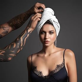 Alternative view of Fromm ColorSafe 100% Cotton Bleach Proof Salon Hair Towels for Hairstylists, Barbers, & Spa, 16" by 29", Absorbent Stain Resistant Towels for Drying All Hair Types, Color Safe Towels, White 6-Pack