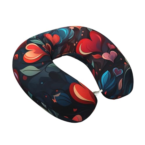 Almohada de espuma viscoelástica para viaje u-shaped miniatura 6