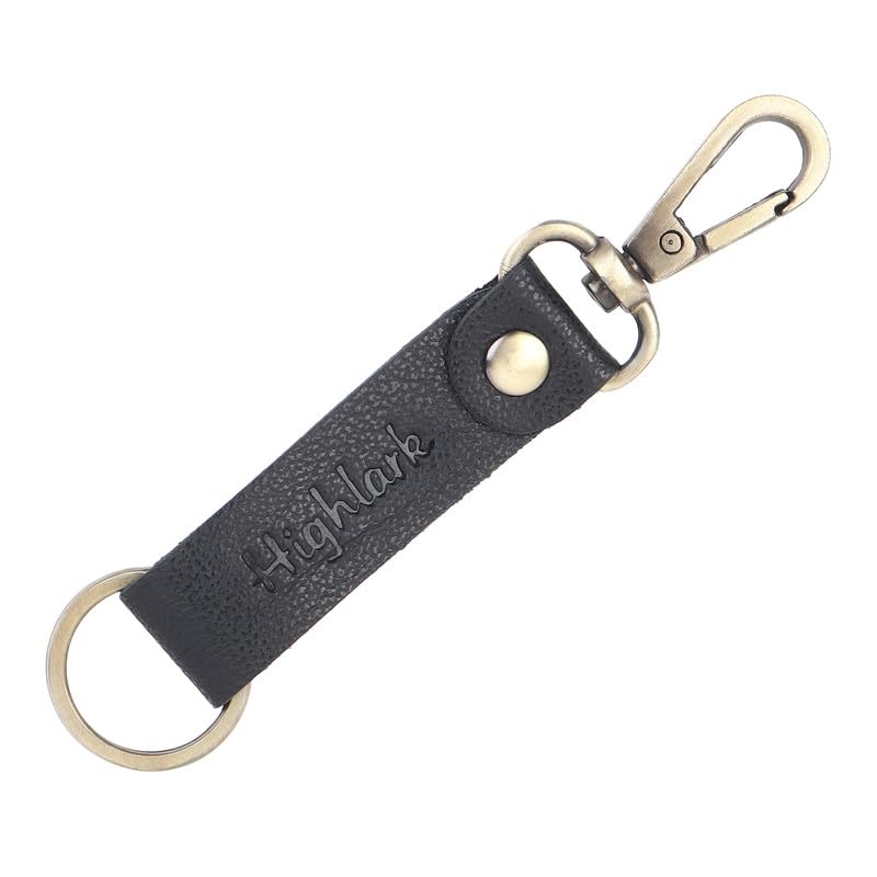 Highlark® Black Keychains Key Ring Hook Keychains Holder Car