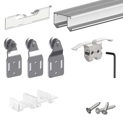 Schiebetürbeschlag SLID'UP 110, Laufschiene 300 cm, 3 Türen bis...