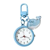 Genérico Mini Reloj Llavero Luminoso - Lindo Colgante De Reloj De Bolsillo | Manecillas Y Dígitos Que Brillan En La Oscuridad | para Mochila Bolso Niños Niñas Adolescentes Mujeres Y Viajes