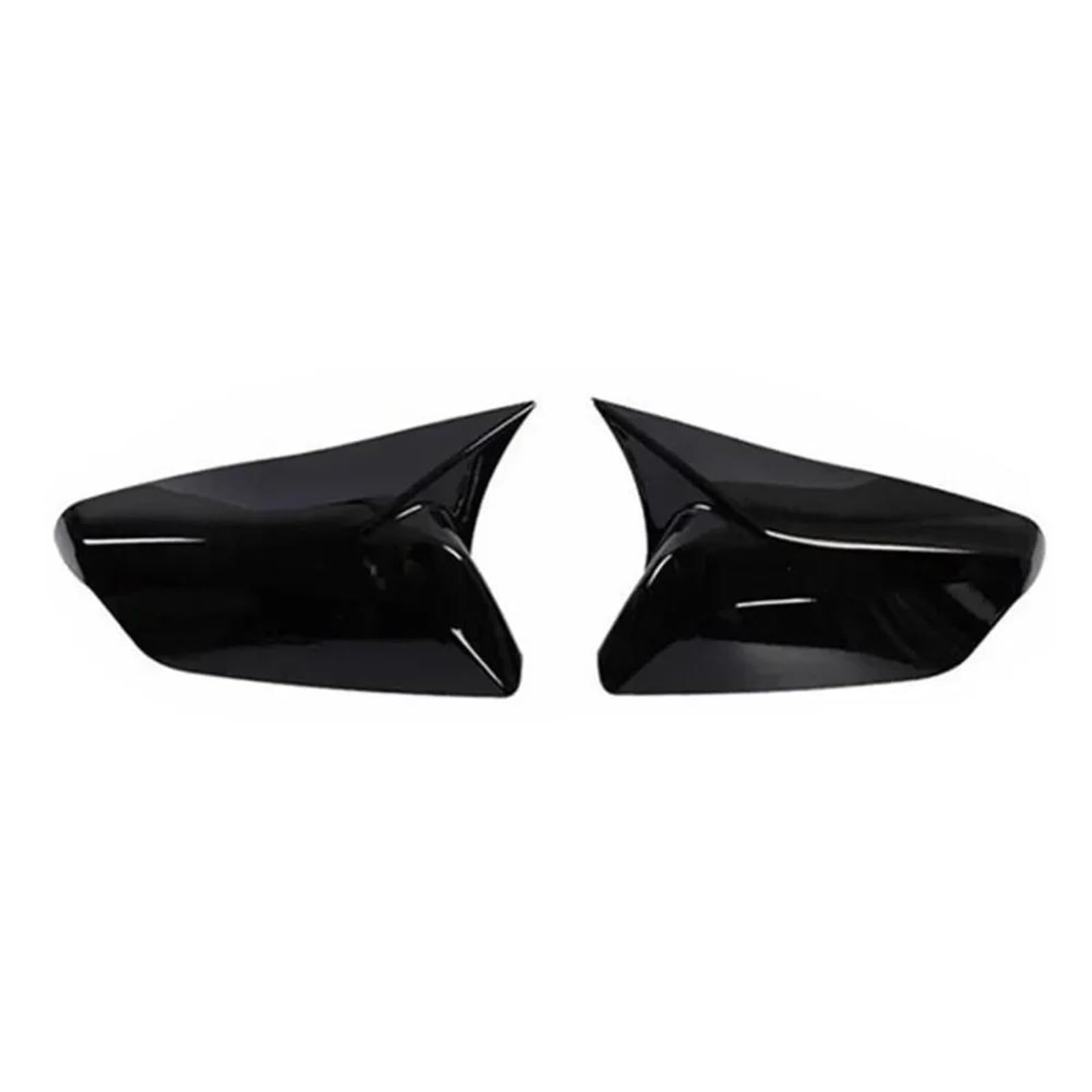 for Chevrolet for Malibu L LS LT 2016-2021 USA Version ABS Rearview Side Mirror Cover Wing Cap Exterior Door Trim Adhesive Sticker(Gloss Black)