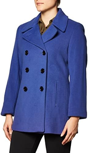 Calvin Klein Women's Double Breasted Peacoat (Petite, Standard, Plus), SO9, 6