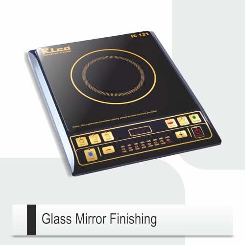 Image of Rico IC121 Induction Cooktop 1400W | Shock Proof Body | Super Fast Heating | 6 Menu Buttons