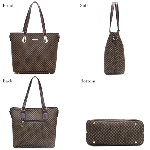 Image of OTMIPIML Purses and Handbags for Women Synthetic Leather Tote Crossbody Bags Satchel Purses Set 6pcs | Set