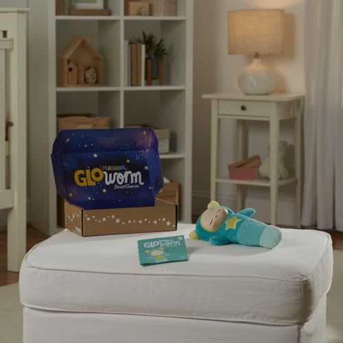 Playskool F0686 Glo Worm SmartSense Geräuscherkennung und Aufnahmefunktion, Stoffspielzeug für Neugeborene, Babys, Kleinkinder (Amazon Exclusive)