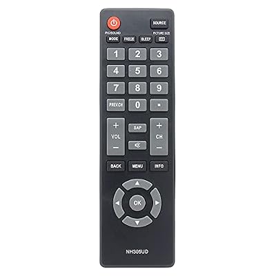 NH305UD Remote Control Replacement for Emerson TV LC320EM3FA LE240EM4 LE240EM4EN LE290EM4 LE290EM4F LE320EM4 LE391EM4 LF320EM4 LF320EM4F LF320EM5F LF391EM4 LF391EM4F LF402EM6 LF402EM6F LF461EM4