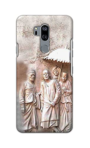 Image of PRINTFIDAA Printed Hard Back Cover Case for LG G7 ThinQ | LG G7 Plus Back Cover (Sai Baba) -1803
