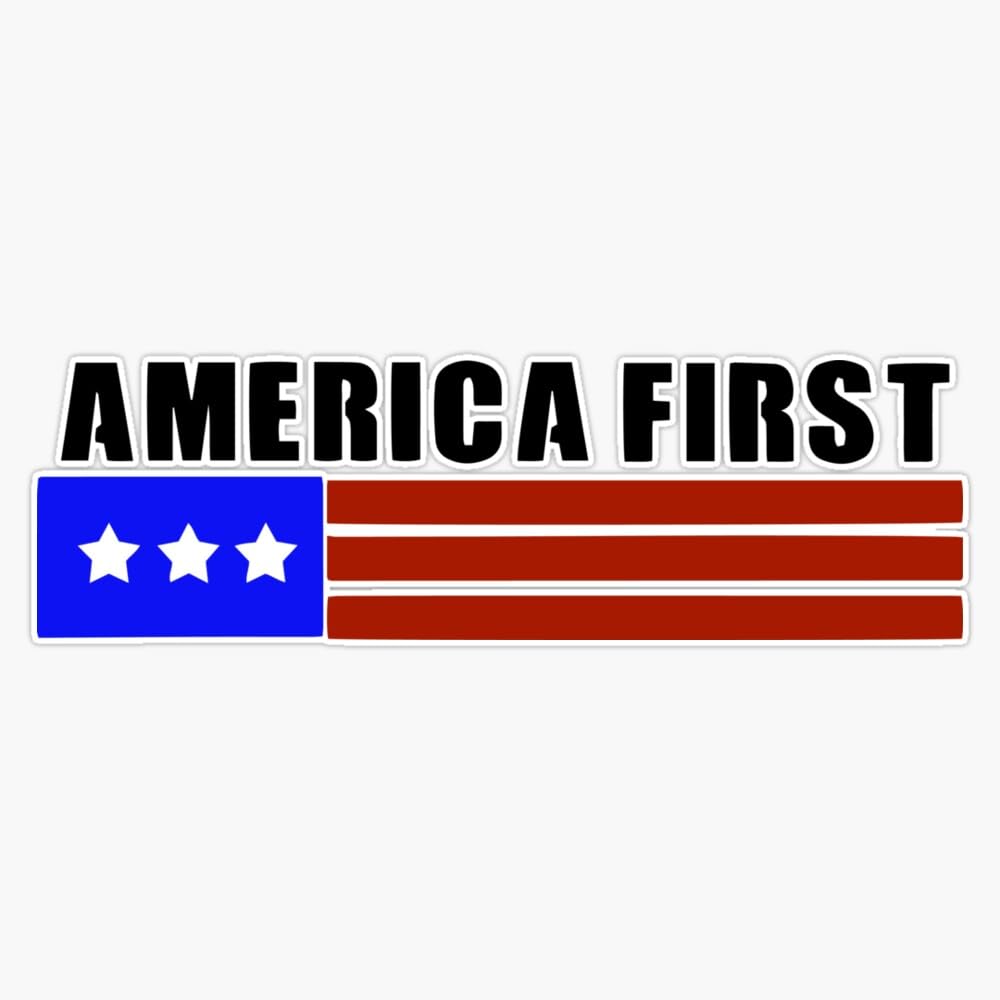 Magnet America First Magnet Vinyl Decal Sticker 5