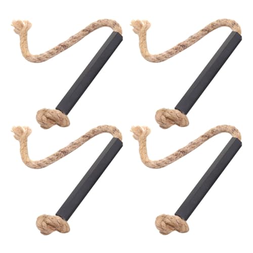 BESPORTBLE 4pièces Corde Allume-feu pour Survie Plein Air Outil Allume-feu Urgence pour Camping Randonnée Chasse Compacte Et Légère Anti-Vent Et Aux Intempéries