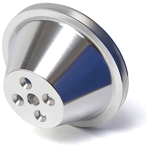 Small Block Chevy Pulley Kit, 350 V-Belt - Short Water Pump - Thumbnail 2