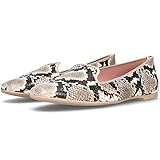 ballerina kennel und schmenger sale Hochfrontballerina Faye als Pantoffel aus Leder mit Schlangendruck in Taupe- und Elfenbeintönen, mit Gummisohle, Innensohle aus Leder und Textilfutter