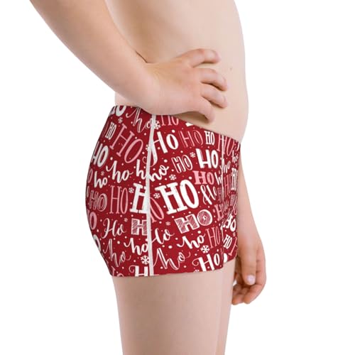 Boys' Cotton Boxer Brief Soft Underwear-Ho Funny Christmas2