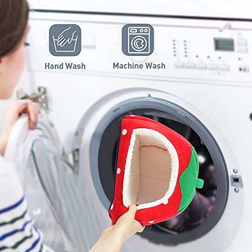 Tierecare Esconderijo de porquinho-da-índia, 2 unidades, cama de porquinho-da-índia, acessórios para