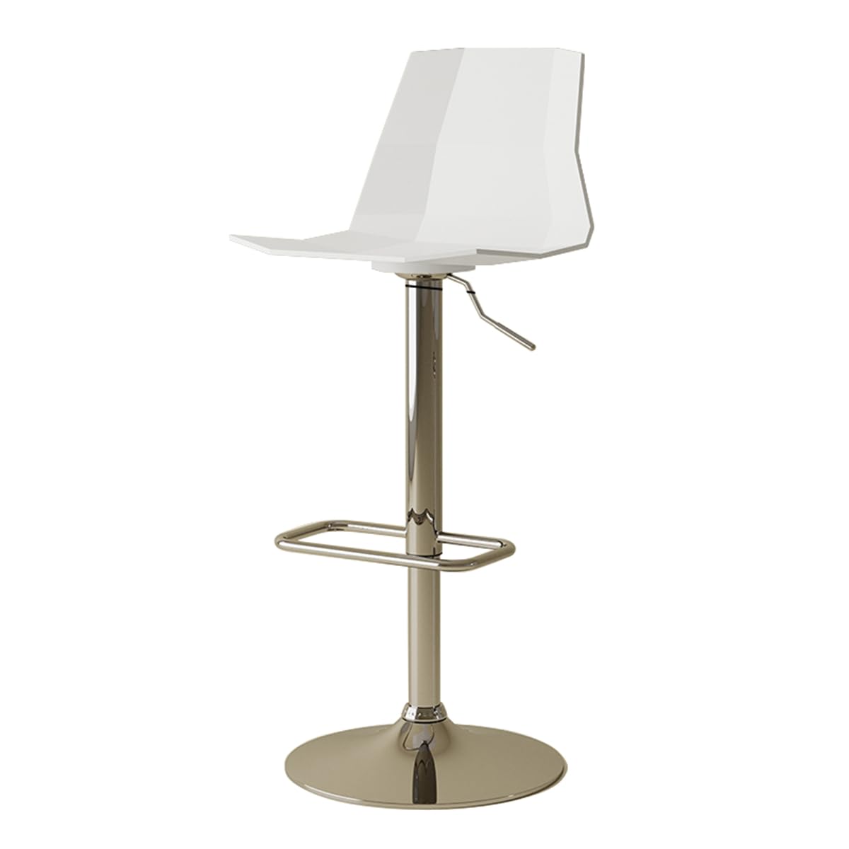 Tabourets de bar pivotants hauteur réglable 59-81 cm avec siège confortable