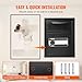 VEVOR 1.7 Cub Depository Safe, Deposit Safe with Drop Slot, Electronic Code Lock and 2 Emergency Keys, 13.77''x11.81''x17.71'' Business Drop Slot Safe for Cash, Mail in Home, Hotel, Office