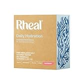 Rheal Hydration Sachets, 28 Pack, Ready to Mix, Essential Electrolytes & Vitamin Drink Powder, Sugar Free, Daily Hydration, Energy, Focus, Recovery & Reduced Fatigue – Raspberry