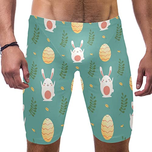 Pantalones cortos de natación cómodos y de secado rápido en color azul con tierno diseño