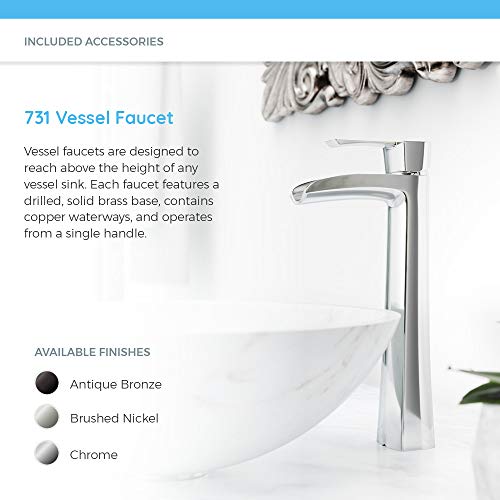 MR Direct Shanxi Black Granite Vessel Sink #TOP20