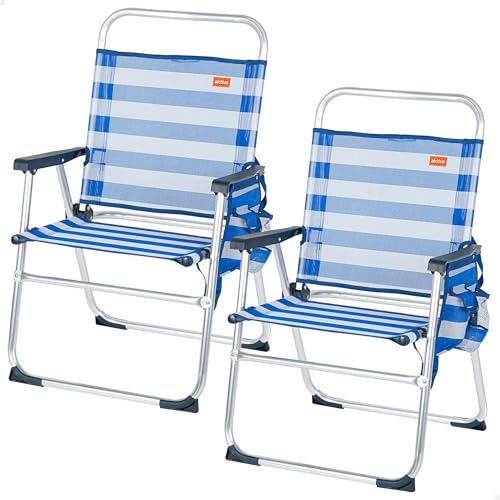Chaise de plage pliante respirante et stable supportant 100 kg - 2