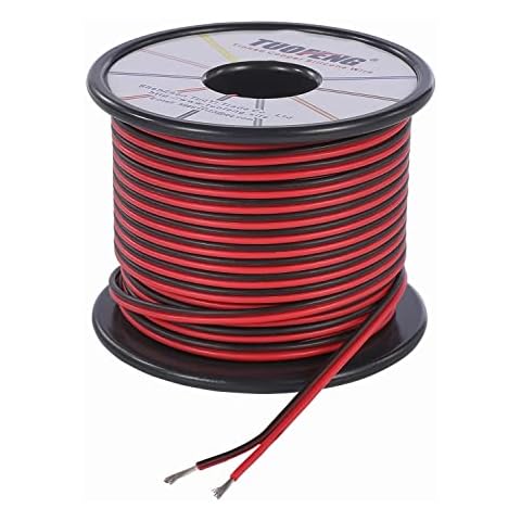 TUOFENG Cable eléctrico de silicona 22 AWG de 60 metros Cover