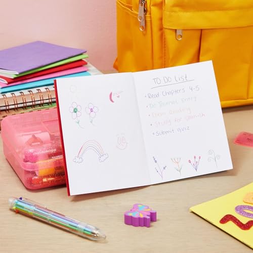 Paper Junkie 24 Pack Blank Books for Kids to Write Stories, A6 Colorful Notebooks Bulk, 4.3x5.5 in Unlined Travel Journals Scrapbooks for Students Sketching - Thumbnail 3