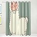 MALPLENA Dessin Animé Lama Alpaga Rideaux de Stores occultants isolants Thermiques Sun Block pour Rideaux de fenêtres Sun Block Panneaux/Drapés 2Panels Set 8Grommets par Panneau Lavable