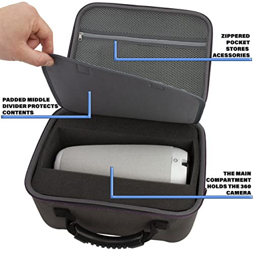 Casematix Carrying Case Compatible With Meeting Owl Pro And Owl Camera 360 Video Conference Room Accessories #TOP5