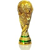 VORAE World Cup 2022 Fußball Trophy Replik WM Pokal, Weltmeisterschaft Fußball Trophäe Replik für Fans Souvenir (13 cm)