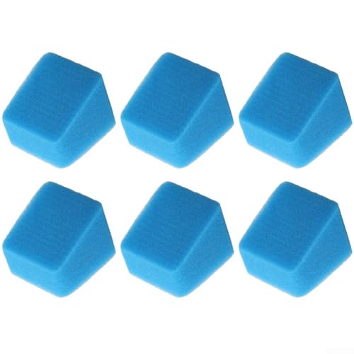 Vibsky Spugna di ricambio in microfibra ad alta densità per aspirapolvere senza fili JONR ED12 Lite, confezione da 6, per pulizia a secco e a umido