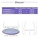 Ehucon Drehbares Sitzkissen 360 Grad drehbares Sitzkissen Leichtes tragbares Pivot Disc Pad für ältere, leicht drehbare drehbare Autositze (Mittel)