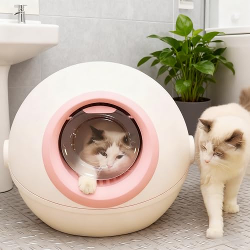 RoastMe 猫 トイレ 自動ネコトイレ 猫のトイレ 大型 ドーム 滅菌 防滴 脱臭機能付き 収納ボックス付き 取り外し可能 自動清掃 定期清掃 掃除簡単 ペット用品 家庭用 の商品画像 6