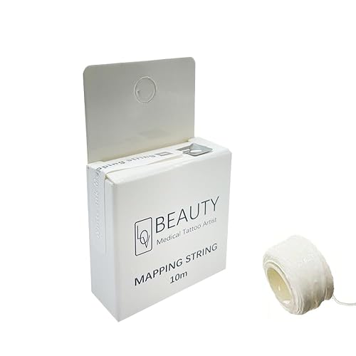 BOLUOYIN Pre-Inked Brow Mapping String White (1 Pack)