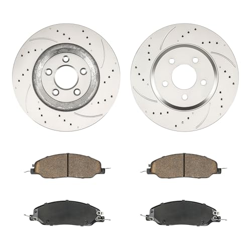 Image of KAX Front Brake Kit for Ford Mustang 2011-2014 3.7L, 2010 4.0L