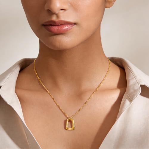 Image of Rubans Demi Fine Stainless Steel Pendant Chain Daily Gift for Women & Girls