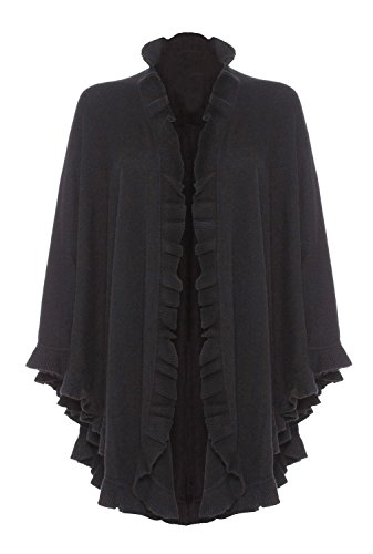 Oxfords Cashmere Pure Cashmere Ladies Frilly Cape